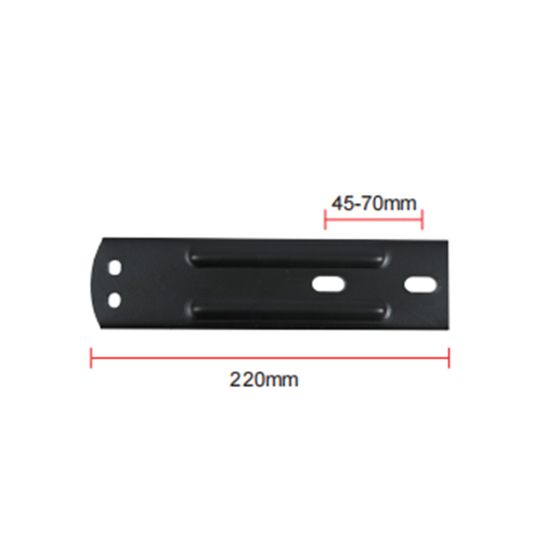 504,8g innebygd stålplatebase for rekkverksinstallasjon, to-hulls design A-05