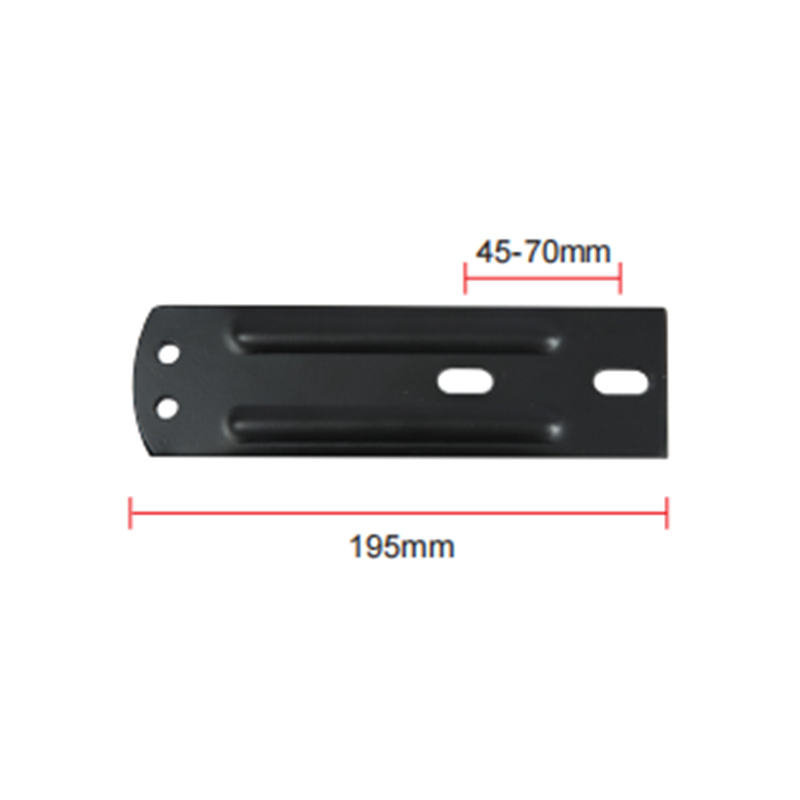 452.4g dobbelthullsdesign Rekkverksstøttekolonne med innebygd stålplate Base A-06