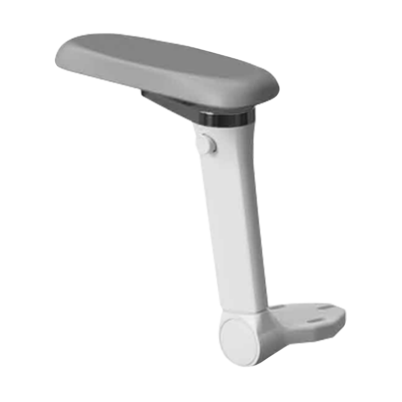 711-5D Gray Chrome Aluminium Gaming Chair Office Chair 5D Armrest